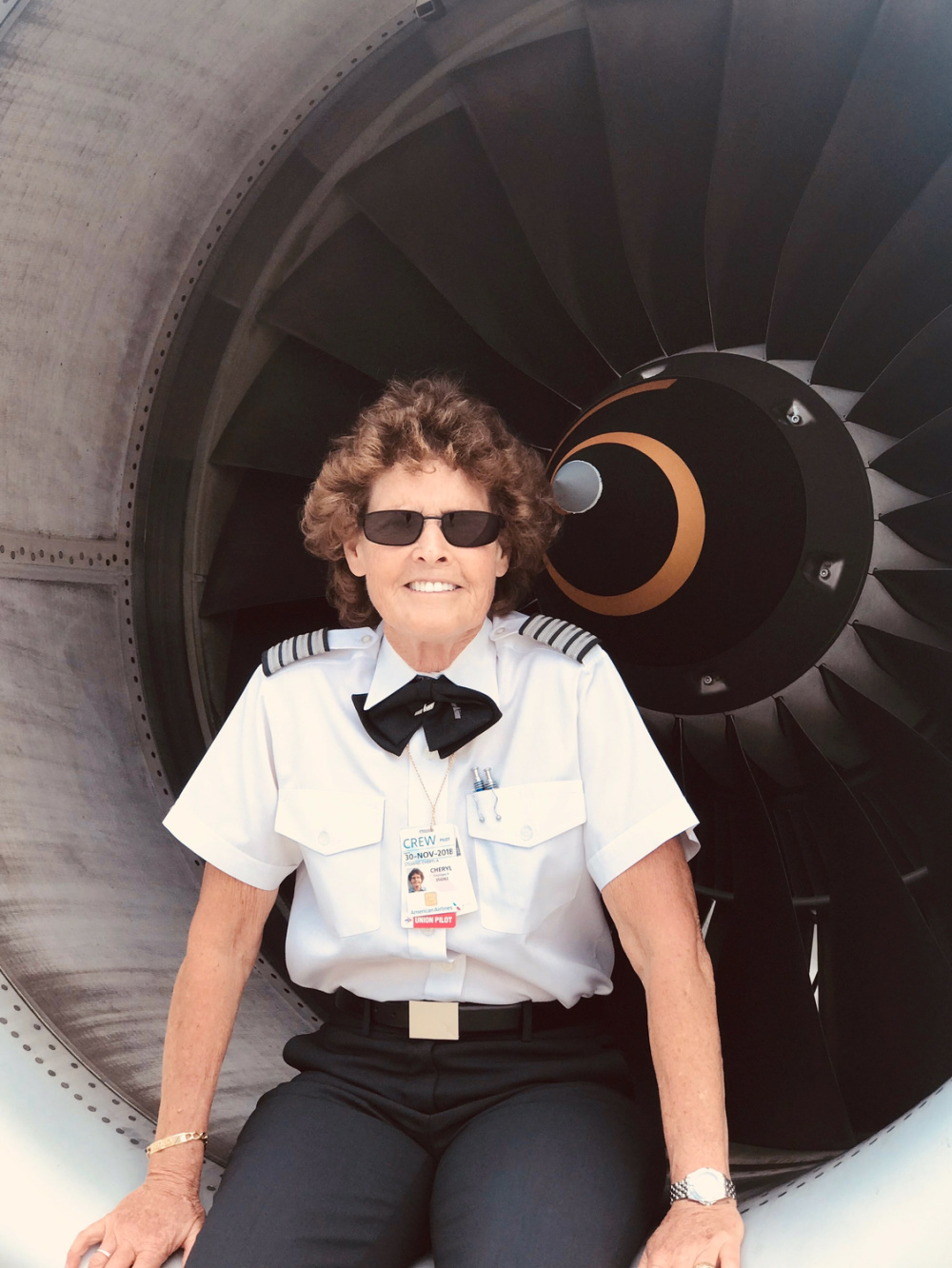 Cheryl in Jet Engine Well - 2018 May